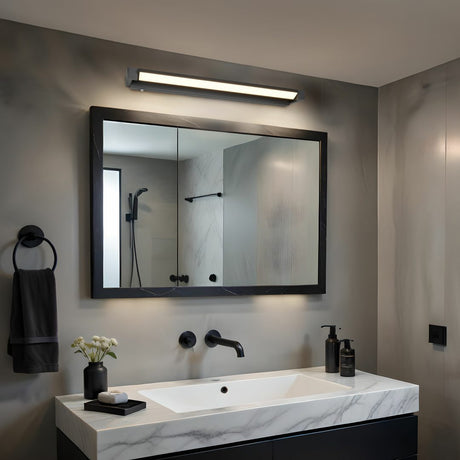 Aplique de baño Trio Fabrizio LED negro mate IP44 284779132