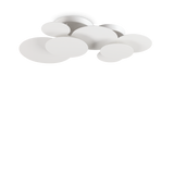 Plafón de techo Ideal Lux Cloud blanco LED 46W Ø74cm 285207