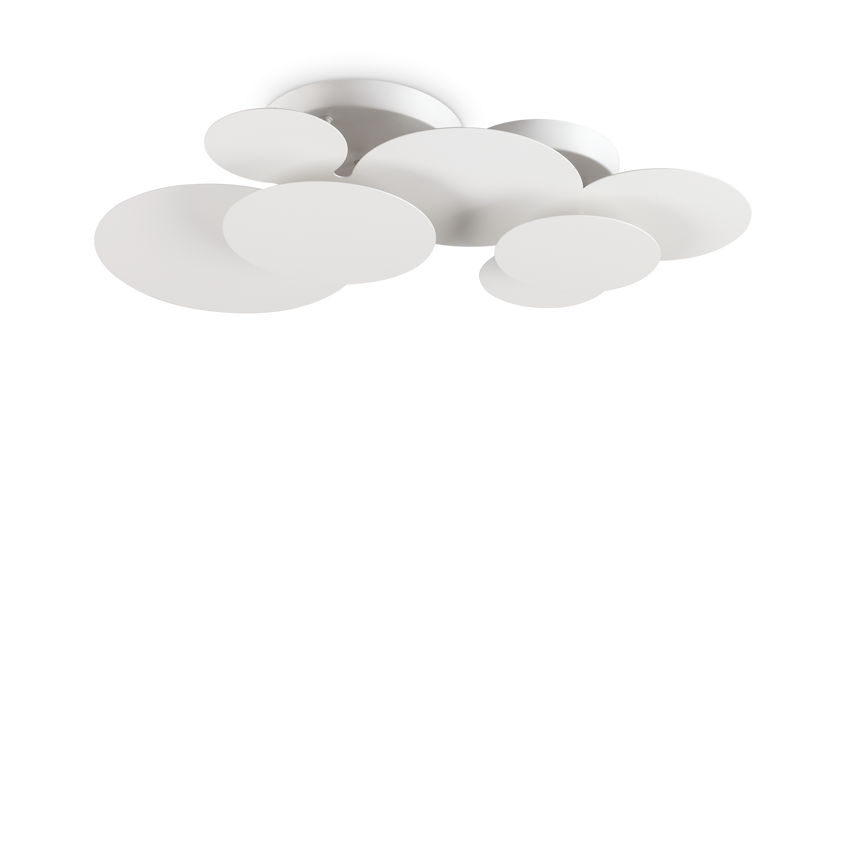 Plafón de techo Ideal Lux Cloud blanco LED 46W Ø74cm 285207
