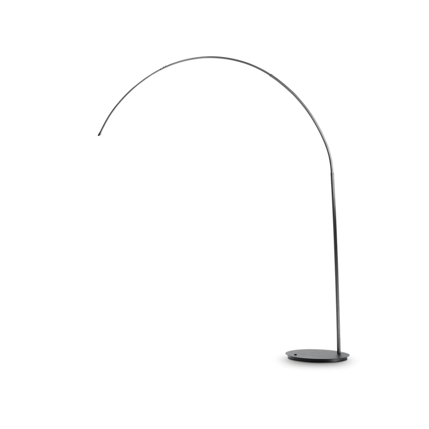 Lámpara de pie Ideal Lux Dorsale negro 60W 228cm 286679