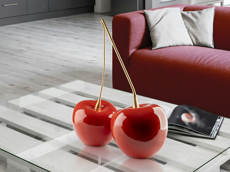 Figura decorativa Schuller Cerezas rojo 54x64cm 287944