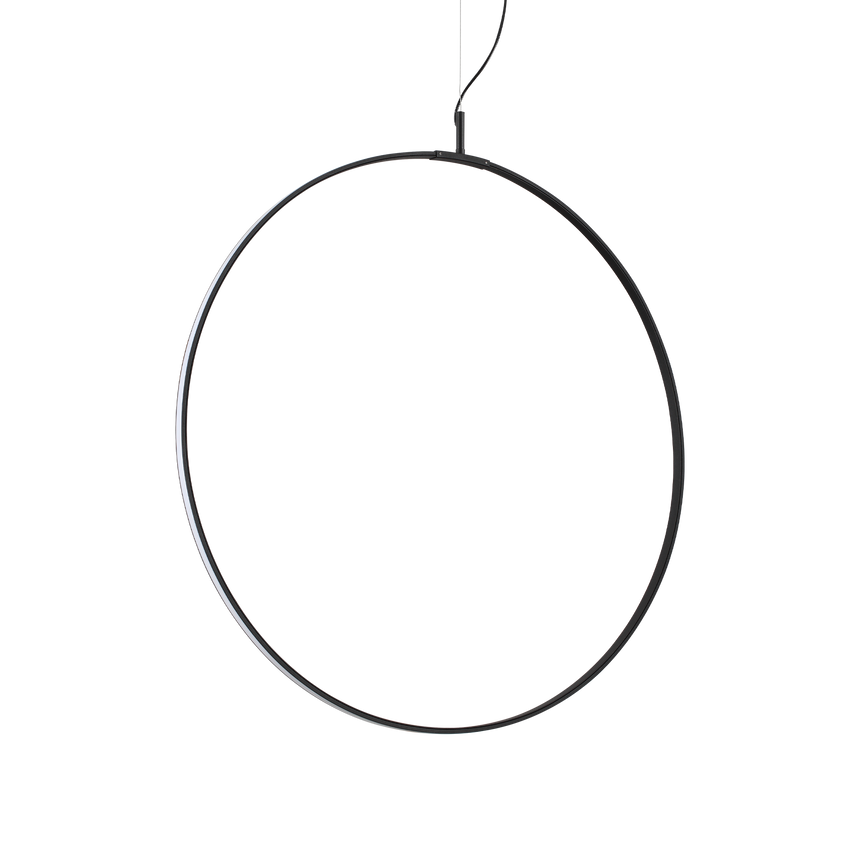 Lámpara colgante Ideal Lux Circus negro LED 36W Ø74,5cm 291406