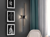 Schuller Zigzag Aplique 4 luces negro 291583