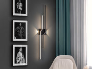 Lámpara aplique de pared Schuller Zigzag LED 4 luces negro 3000K 291583