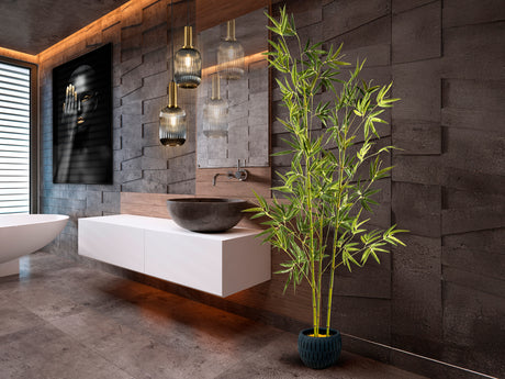 Planta artificial Schuller Bambú cemento 170cm 291910