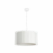 Lámpara de techo colgante Faro Linda E27 beige Ø50cm 29309