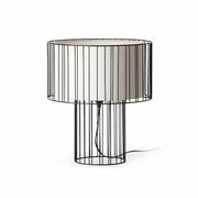 Lámpara de mesa Faro Linda E27 beige Ø40cm 29311