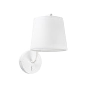 Lámpara de pared aplique Faro Berni E27 blanco 29326