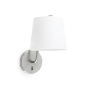 Lámpara de pared aplique Faro Berni E27 blanco 29328