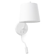 Lámpara de pared aplique Faro Berni con lector E27 LED blanco 29329