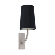 Lámpara de pared aplique Faro Rem E27 negro 29680-21