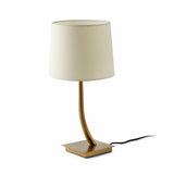 Lámpara de mesa Faro Rem E27 beige — ref. 29685-05 (1)