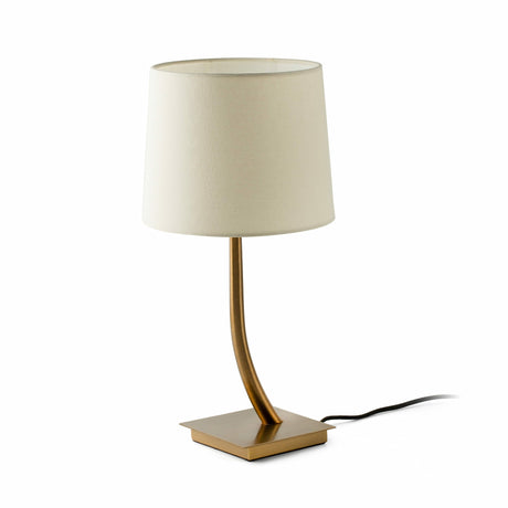 Lámpara de mesa Faro Rem E27 beige — ref. 29685-05 (1)