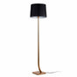 Lámpara de pie salón Faro Rem E27 negro 29687-09