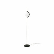 Lámpara de pie salón Faro Le LED negro mate 2700K 29698