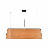 Faro STOOD Lámpara colgante 5 luces negro y madera 29849
