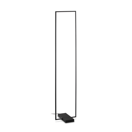 Lámpara de pie Ideal Lux Frame LED 30W 150,5cm 3000K negro — ref. 299617 (1)