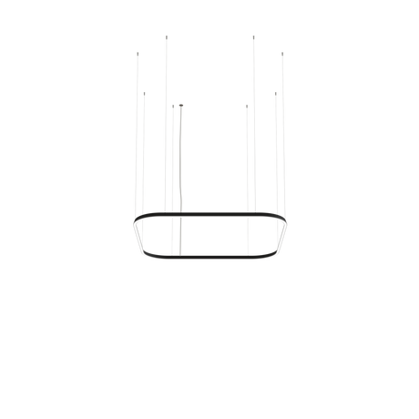 Lámpara de techo colgante LedsC4 Geometric Square Mini 1600x1600mm grande LED QS6X-00V9AZDU05