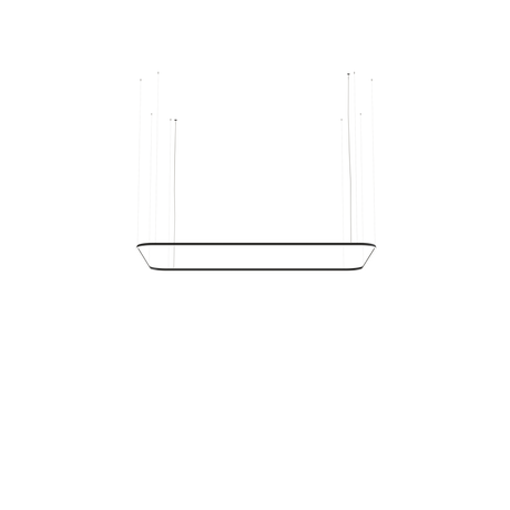 Lámpara de techo colgante LedsC4 Geometric Rectangle Mini 1600x1000mm grande RS6Y-00V9AZDU05