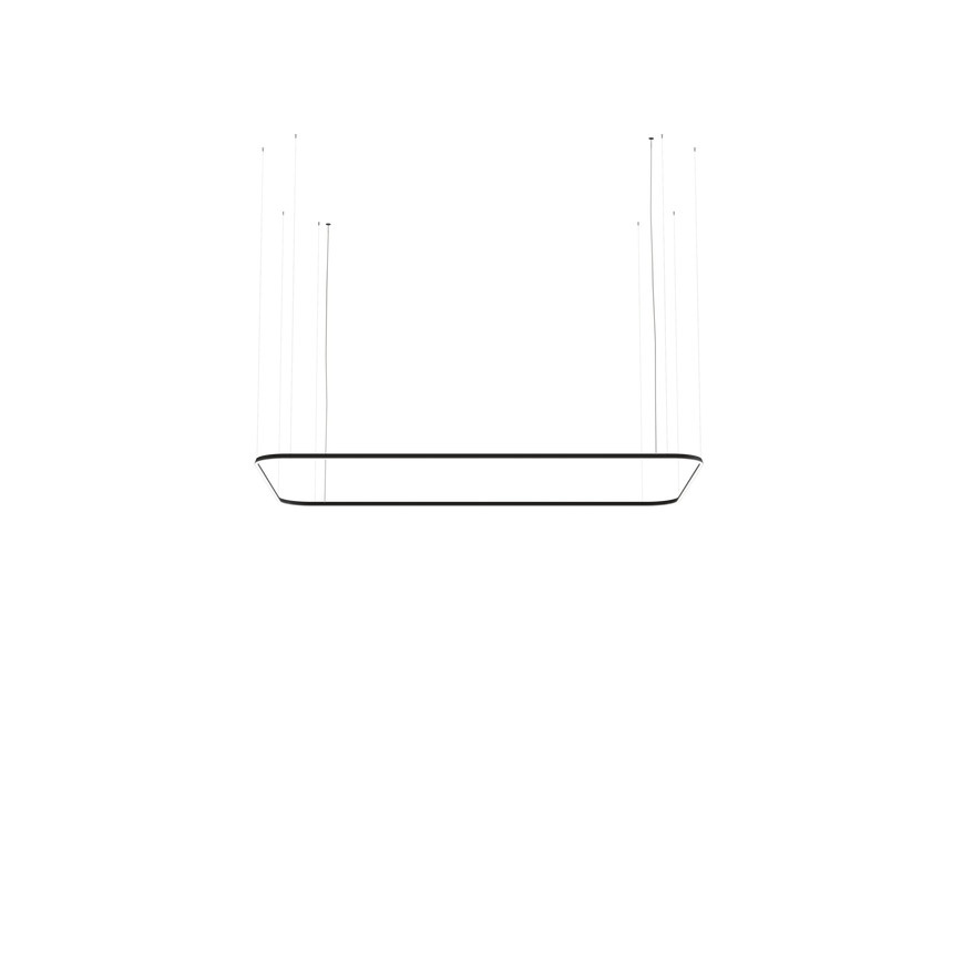 Lámpara de techo colgante LedsC4 Geometric Rectangle Mini 1600x1000mm grande RS6Y-00V9AZDU05