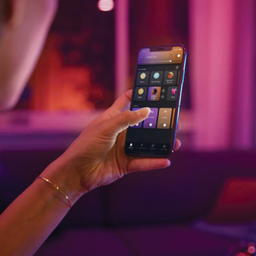 Philips Hue White and Color Ambiance Kit de inicio blanco RGBW E27 9W 806lm (2 uds) 32836500 - imagen 7