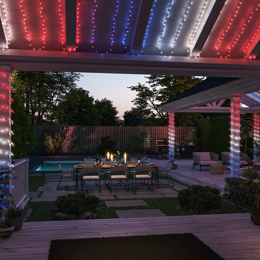 Philips Hue White and Color Ambiance Guirnalda festavia negro RGBW 28W IP54 120lm 8720169246867 - imagen 4