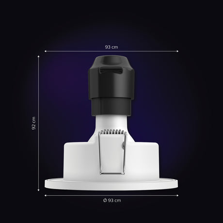 Philips Hue White and Color Ambiance Empotrable Xamento plata RGBW 6W IP44 871951435539200 (3 uds) - imagen 8