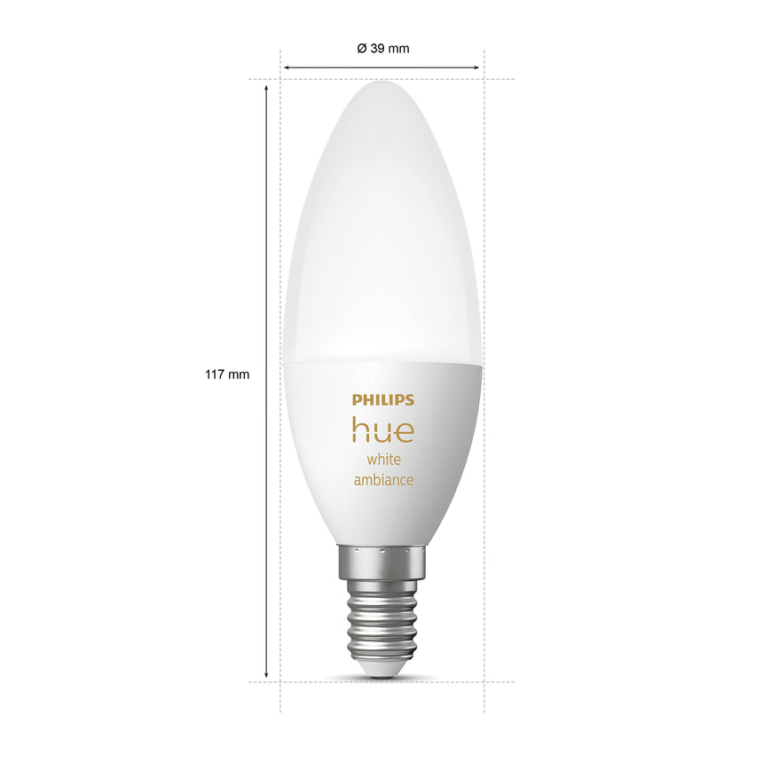 Philips Hue Bombilla White Ambiance E14 5W 871951435665800 470lm - imagen 7