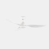 Ventilador de techo con luz LedsC4 Nepal LED blanco brillante motor DC 3000K Ø132cm 30-7644-CF-F9
