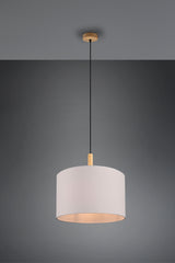 Lámpara de techo colgante Trio Korba LED natural finish 3000K 150cm 301200101