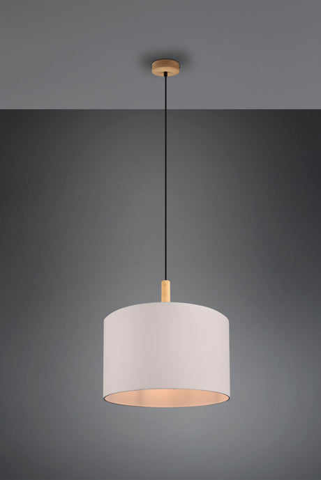 Lámpara de techo colgante Trio Korba LED natural finish 3000K 150cm 301200101