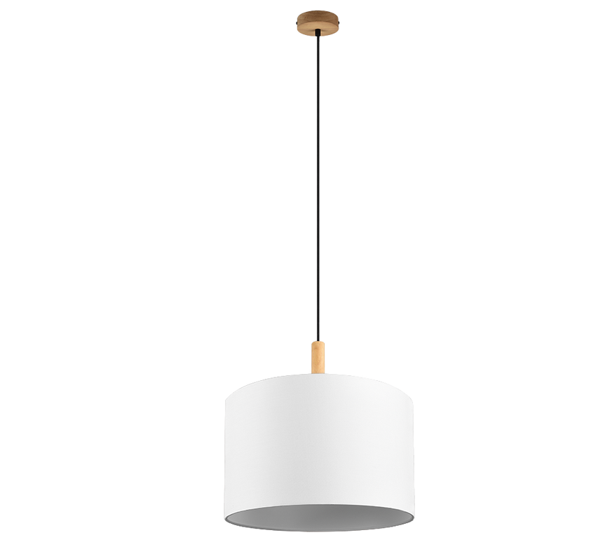 Lámpara de techo colgante Trio Korba LED natural finish 3000K 150cm 301200101