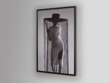 Cuadro con luz LED Schuller Diva negro 80x120cm vista 4