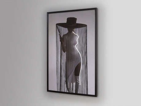 Cuadro con luz LED Schuller Diva negro 80x120cm vista 4