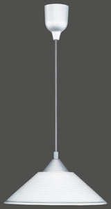 Lámpara de techo colgante Trio Diego LED aluminium colour 2700K 125cm 301400101