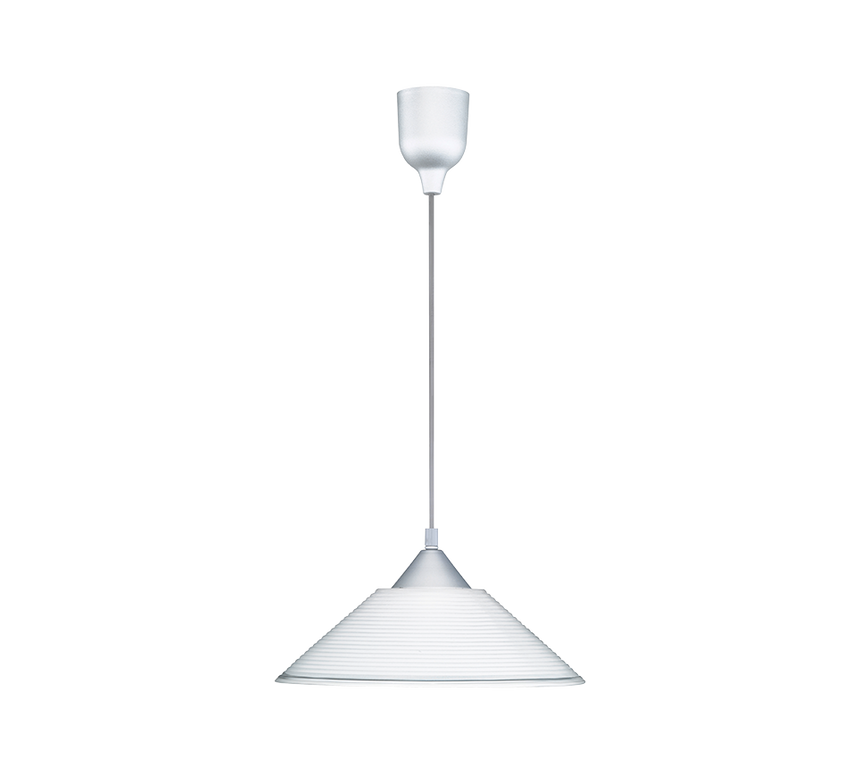Lámpara de techo colgante Trio Diego aluminio 125cm 301400101