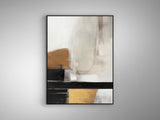 Cuadro acrílico Schuller Espacios I pintura acrílica y negro 90x120cm vista 2