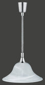 Lámpara de techo colgante Trio Viola LED níquel mate 2700K 130cm 301700107