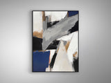 Cuadro acrílico Schuller Espacios II pintura acrílica y negro 90x120cm vista 2