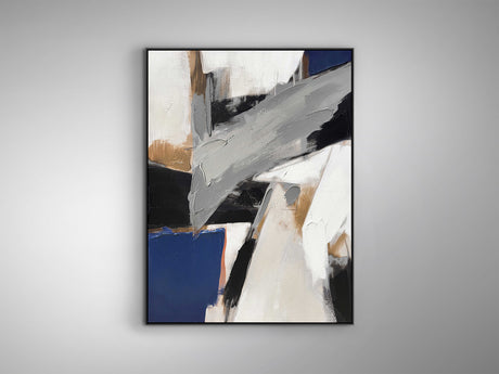 Cuadro acrílico Schuller Espacios II pintura acrílica y negro 90x120cm vista 2