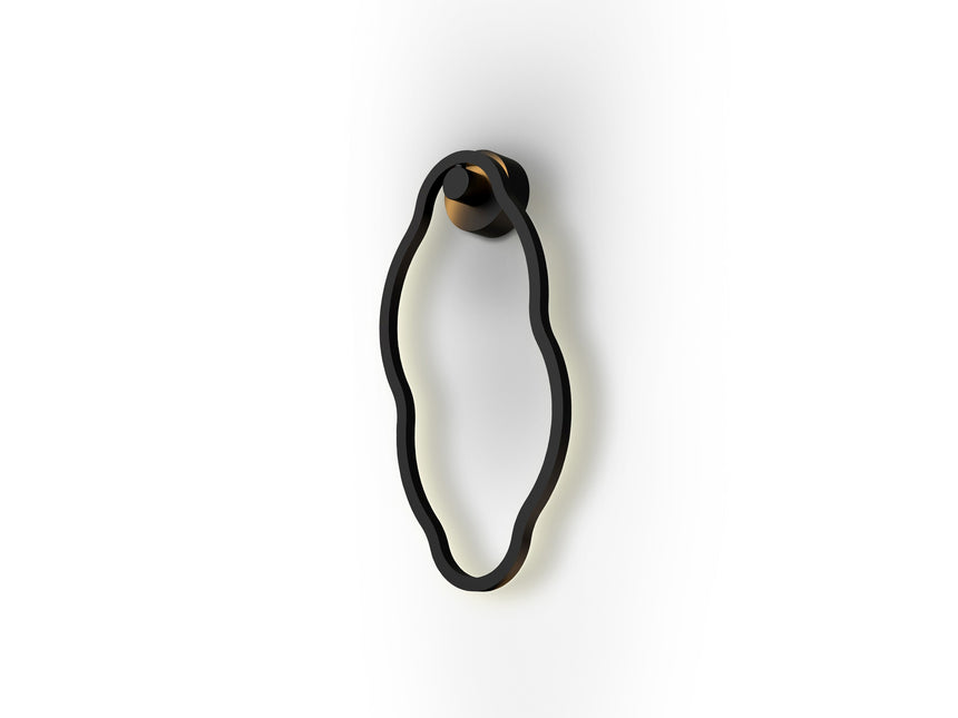 Lámpara aplique de pared Schuller Tono LED negro 3000K ambiente