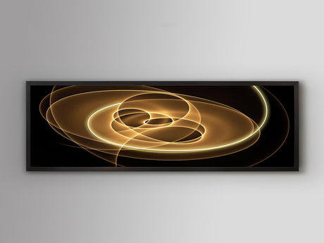 Cuadro con luz LED Schuller Trazados negro 150x50cm vista 3