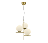 Lámpara de techo colgante Trio Pure 3 luces bronce mate 150cm 302000308