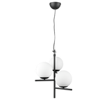 Lámpara de techo colgante Trio Pure LED negro mate 3000K 150cm 302000332