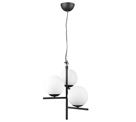 Lámpara de techo colgante Trio Pure LED negro mate 3000K 150cm 302000332