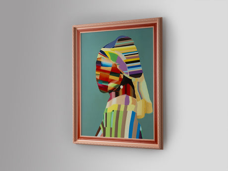 Pintura Schuller Joven Con Perla Pop 84x104cm vista 2