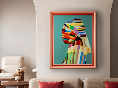 Pintura Schuller Joven Con Perla Pop 84x104cm 302173