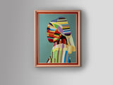 Pintura Schuller Joven Con Perla Pop 84x104cm vista 3