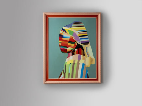 Pintura Schuller Joven Con Perla Pop 84x104cm vista 3