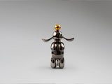 Figura decorativa Schuller Conejo gris y naranja 35cm vista 3